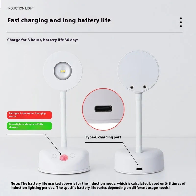 Modern geometric rechargeable wall lamp with remote control on indoor wall