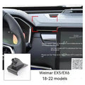 GOODWAY snap-on car phone holder base showing 360-degree rotation mount for dashboard installation