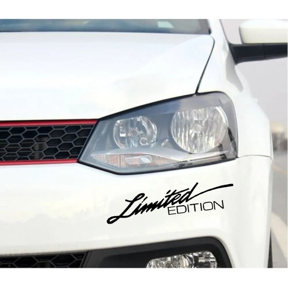British reflective bumper sticker with English wording, 16cm by 3.8cm plastic car decal