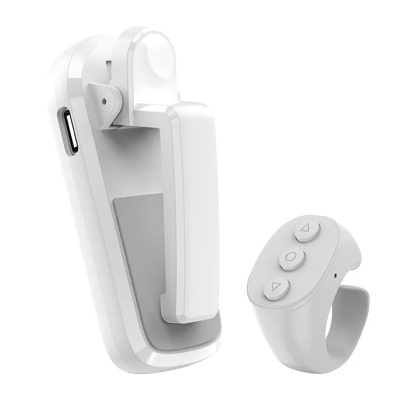 Smart wireless page turner remote control with clicker for e-readers and presentations in black colour