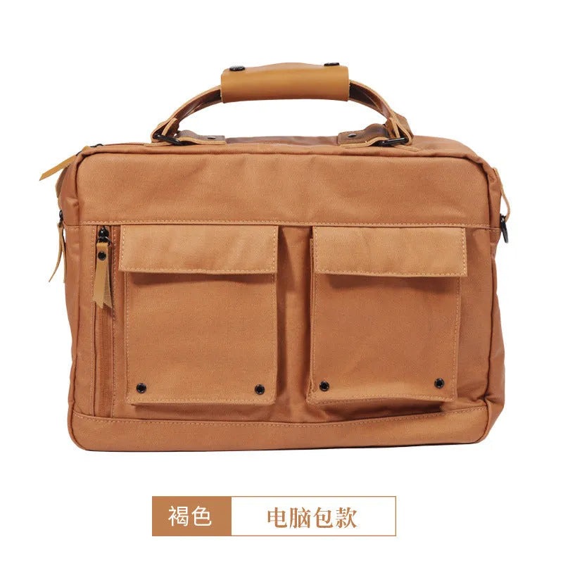 Dpark black single shoulder sling laptop bag for 14-15 inch Apple and Lenovo business computers