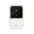 White 4G wireless car router measuring 10.8 x 6.4 x 1.5 cm for TDD-LTE networks