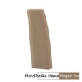 Silicone handbrake sleeve for cars in multiple colours showing 12cm length
