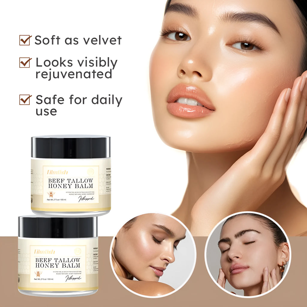 60ml honey moisturiser body cream jar for dry skin hydration and rejuvenation