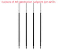 Set of three 6-hole loose leaf paper refills with Zodiac Forest paper and metal-core pen refills