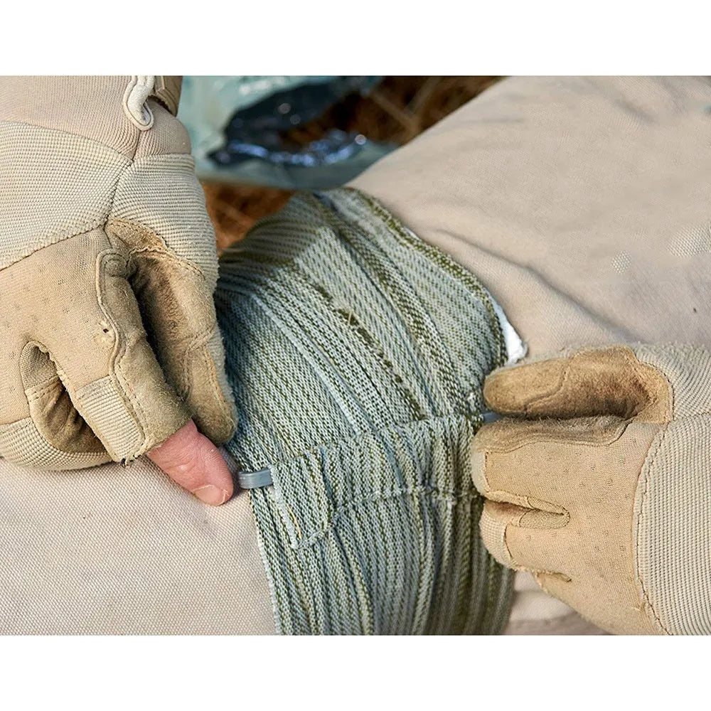 Portable training hemostatic gauze bandage in 10cm and 15cm sizes for outdoor first aid practice
