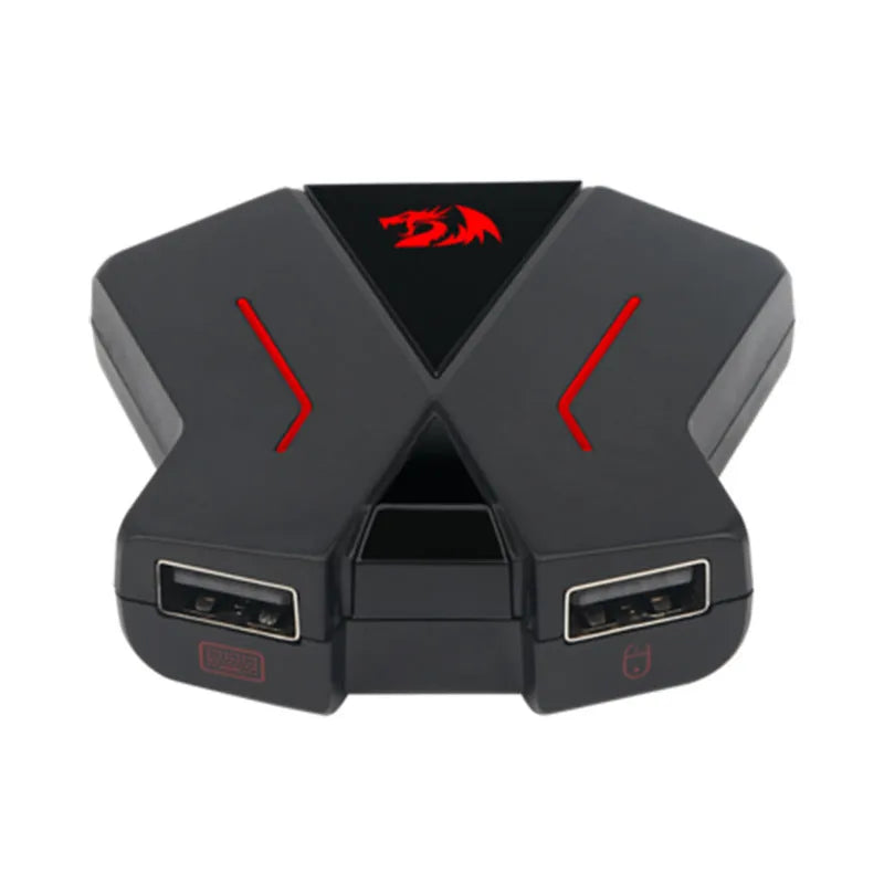 Redragon ERIS GA200 PS4 keyboard and mouse adapter in black finish