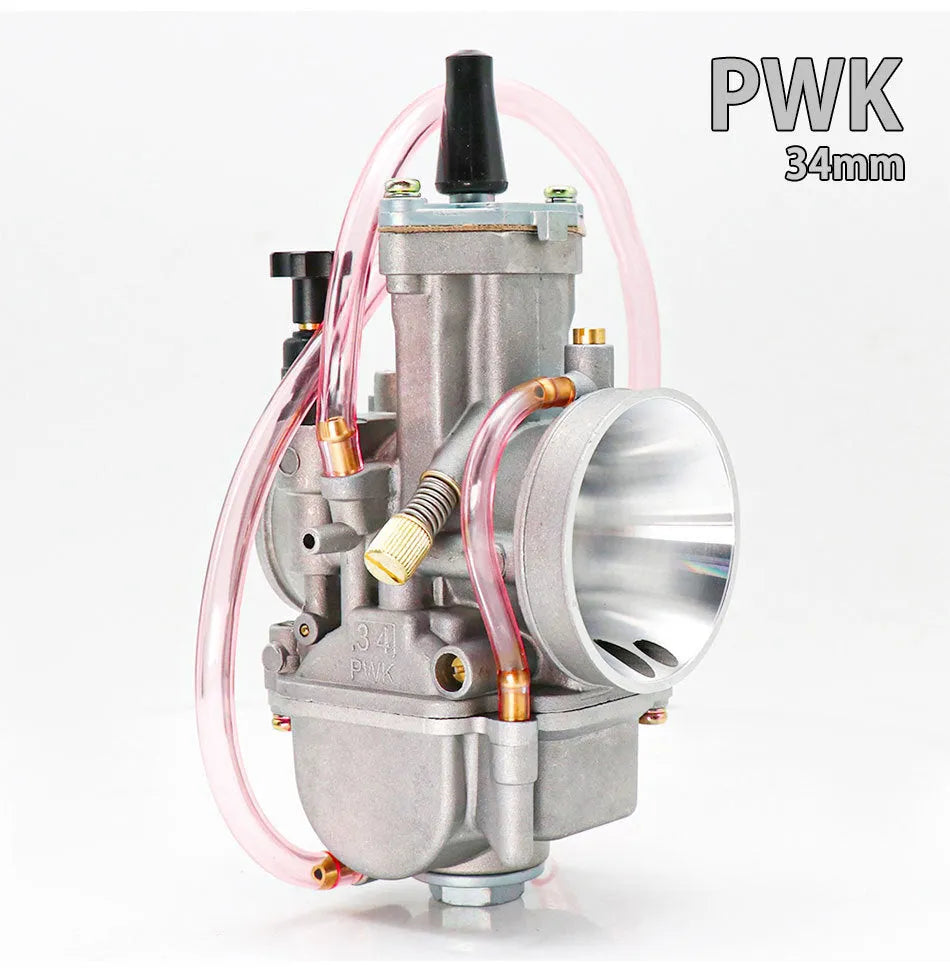 PWK sandblasting carburetor modification accessory with seven bore size options from 21mm to 34mm.