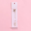 Creative cartoon metal pendant bookmark in alloy with panda design on white background