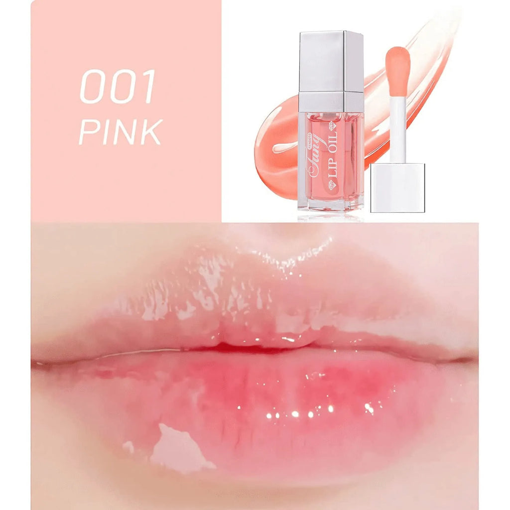 Five colour shades of a moisturising lipstick and lip gloss hybrid product with repairing lip essence oil.