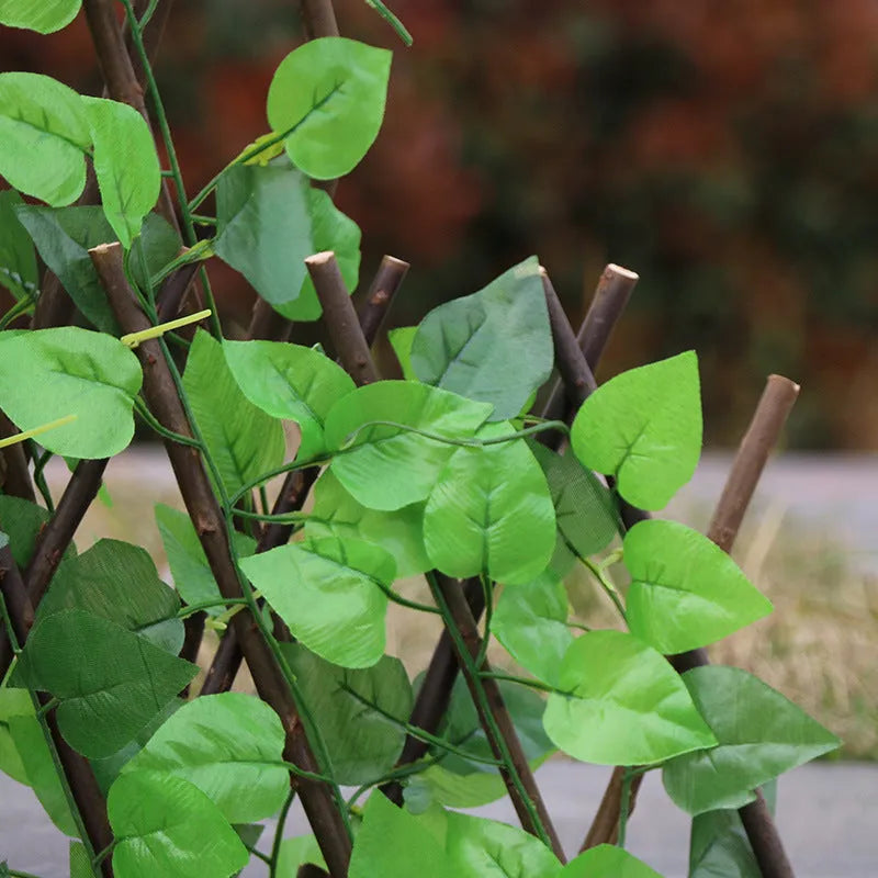 Simulation outdoor plastic wooden fence panel in large size 123cm height, 20cm width, handmade finish