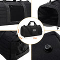 Men's waterproof sports travel bag with air pillow belt in khaki colour