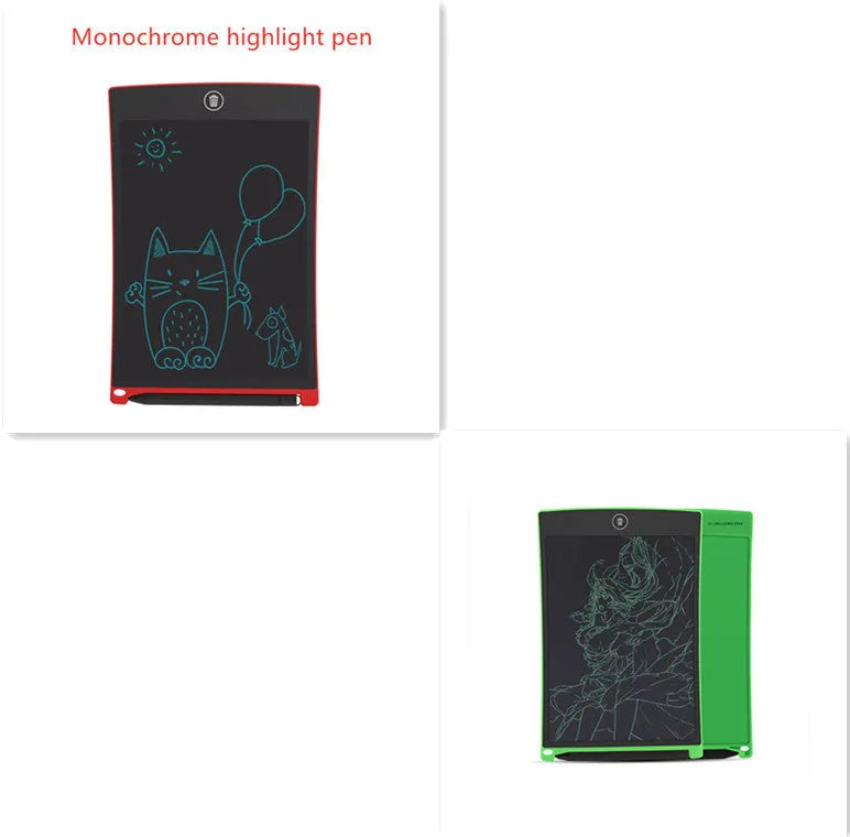 8.5 inch black LCD writing tablet H8S with flexible display and one-key clear button