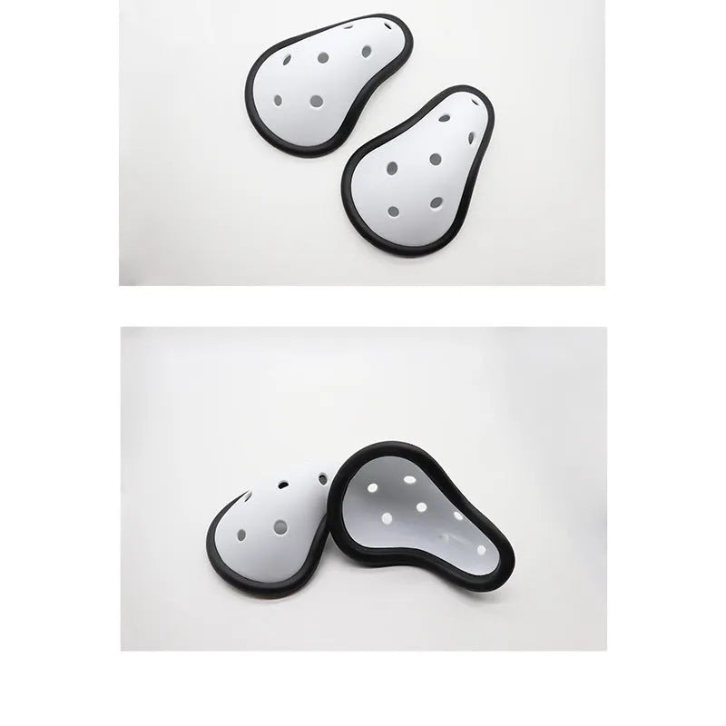 Rubber genital protector sports safety gear for adult and children in contact sports.