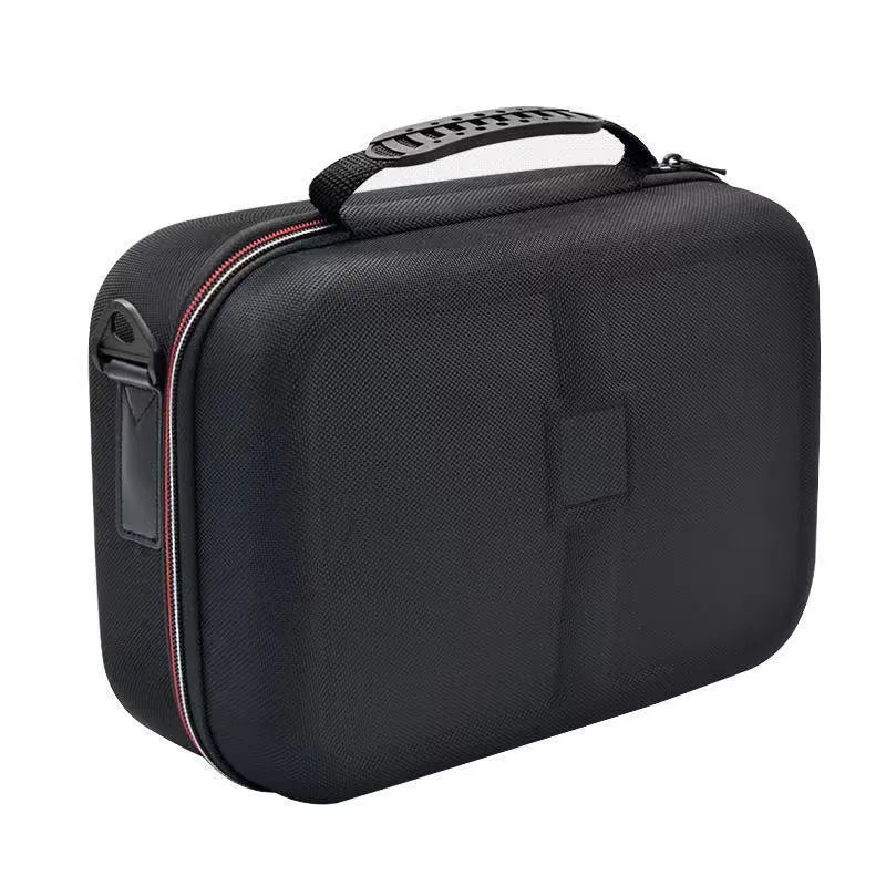 Black EVA hard-shell storage case for game console accessories like controllers and cables.