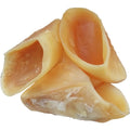 Natural cowhide anti bite dog chew grinding rod in hoof shell colour for small and large dogs