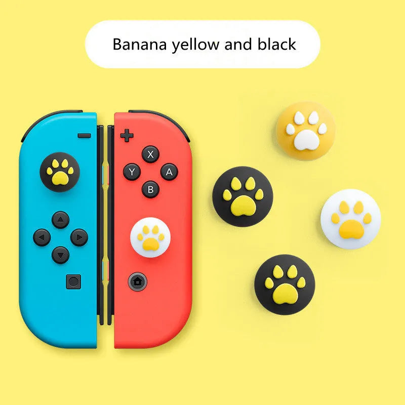 Silicone protective sleeve and joystick caps for Nintendo Switch Lite controller in various colour combinations