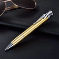 Metal refillable jet flame lighter pen with keychain in assorted colours