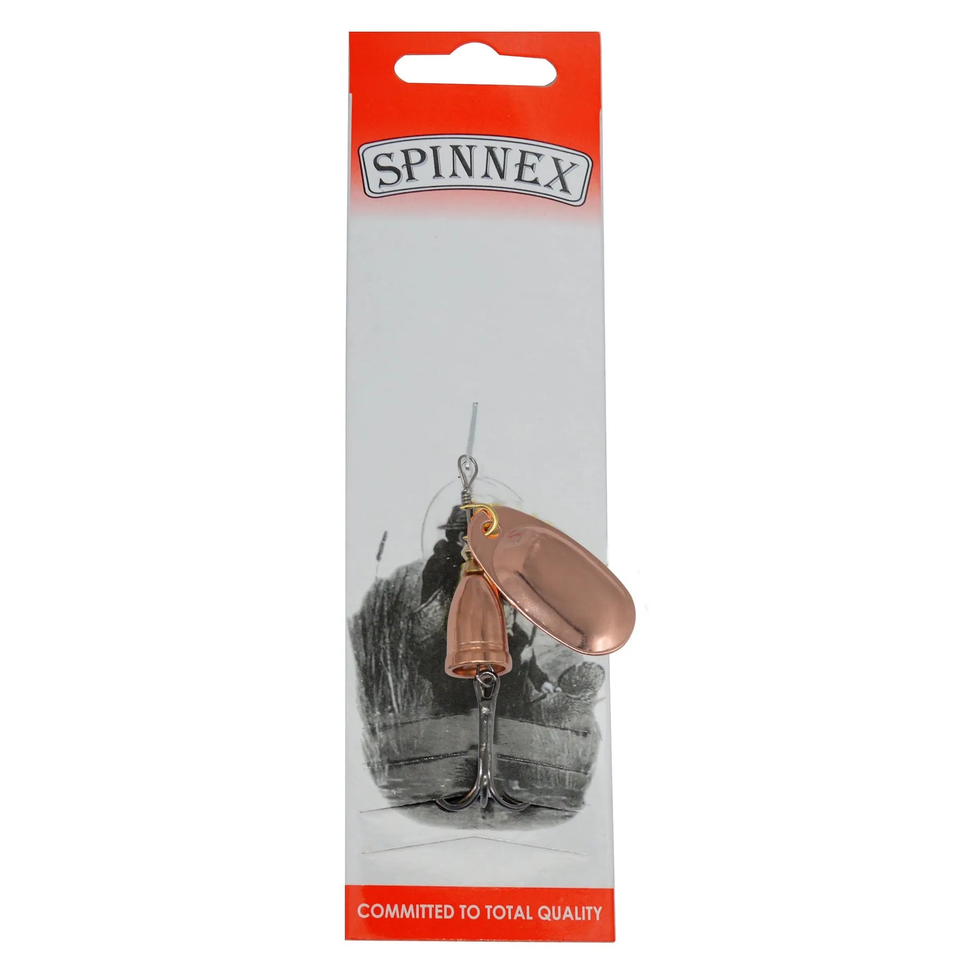 R composite rotating sequins copper bell fishing lure in 3# size showing seven colour options