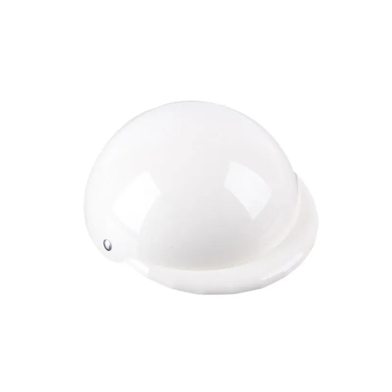 Plastic dog motorcycle cap helmet in seven colours with three size options for small medium large dogs