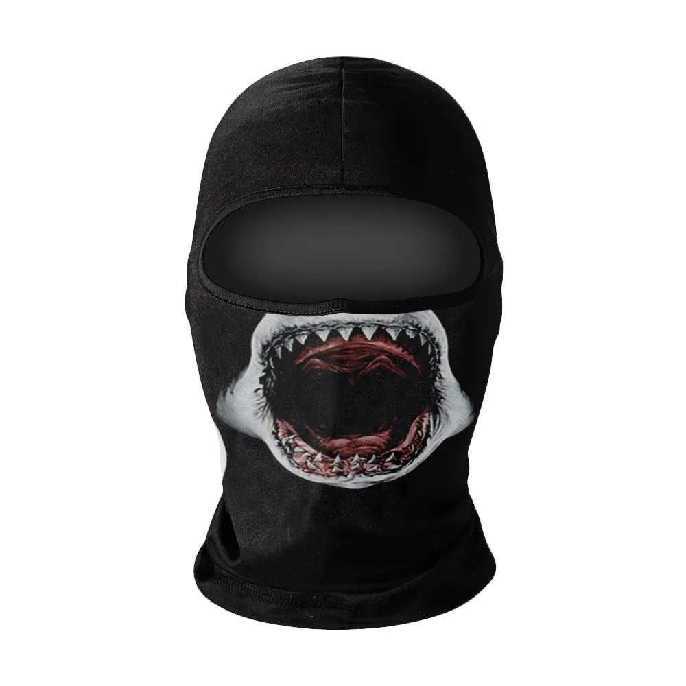 Men's summer breathable full face sun protection quick-drying ice silk polyester balaclava