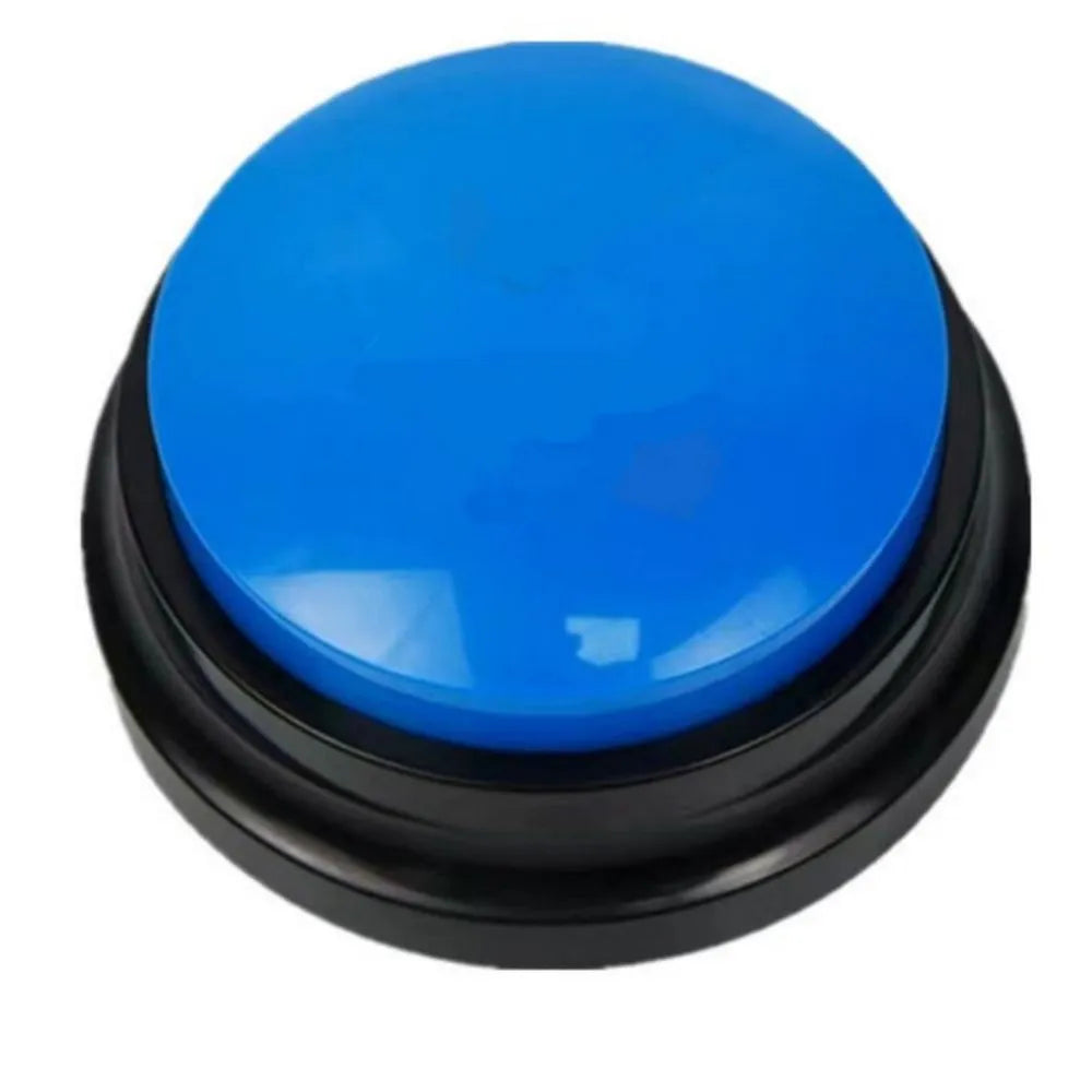 Voice recording button pet training buzzer in multiple colour options with record and playback functions