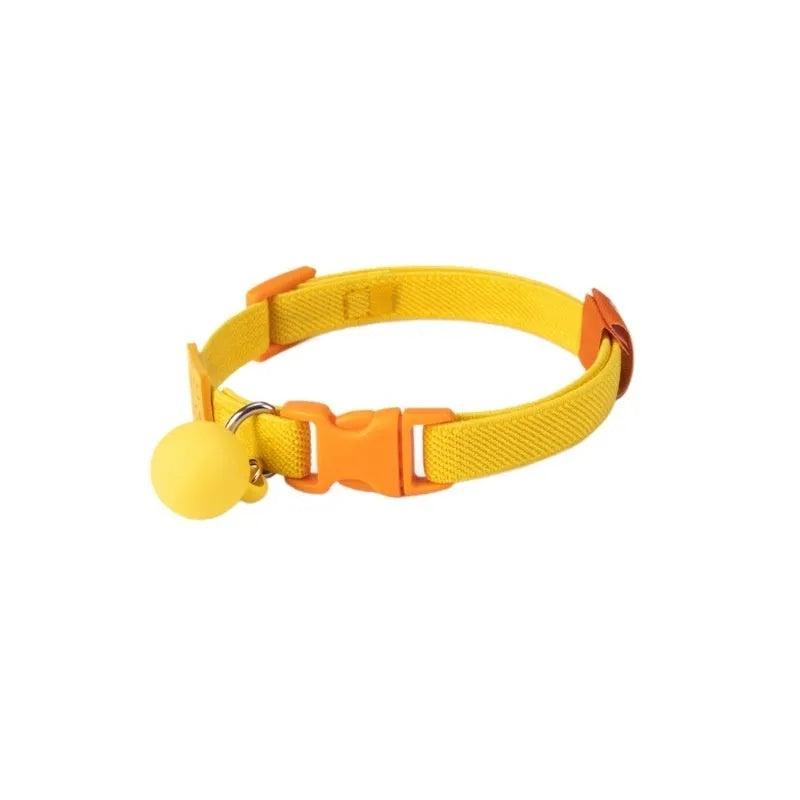 Small dog elastic decoration collar in seven colour options with monochrome pattern