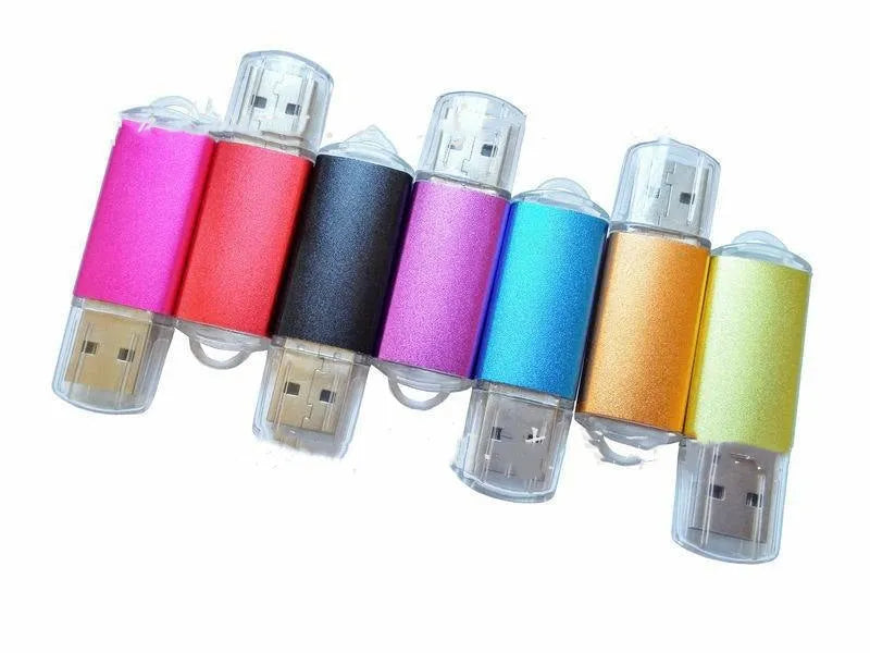 USB software protection dongle with metal shell in various colours for hardware-based encryption and licensing