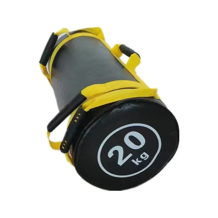 White PVC fitness training sandbag weight bag for gym strength workouts