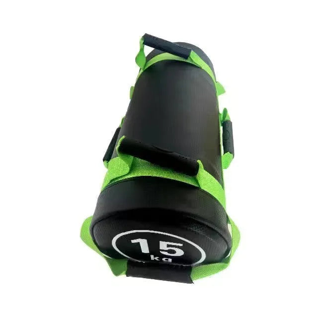 White PVC fitness training sandbag weight bag for gym strength workouts