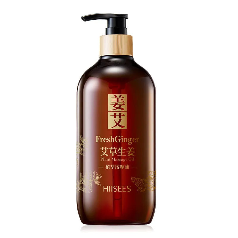 500ml soothing massage oil bottle for whole body meridian scraping universal skin type