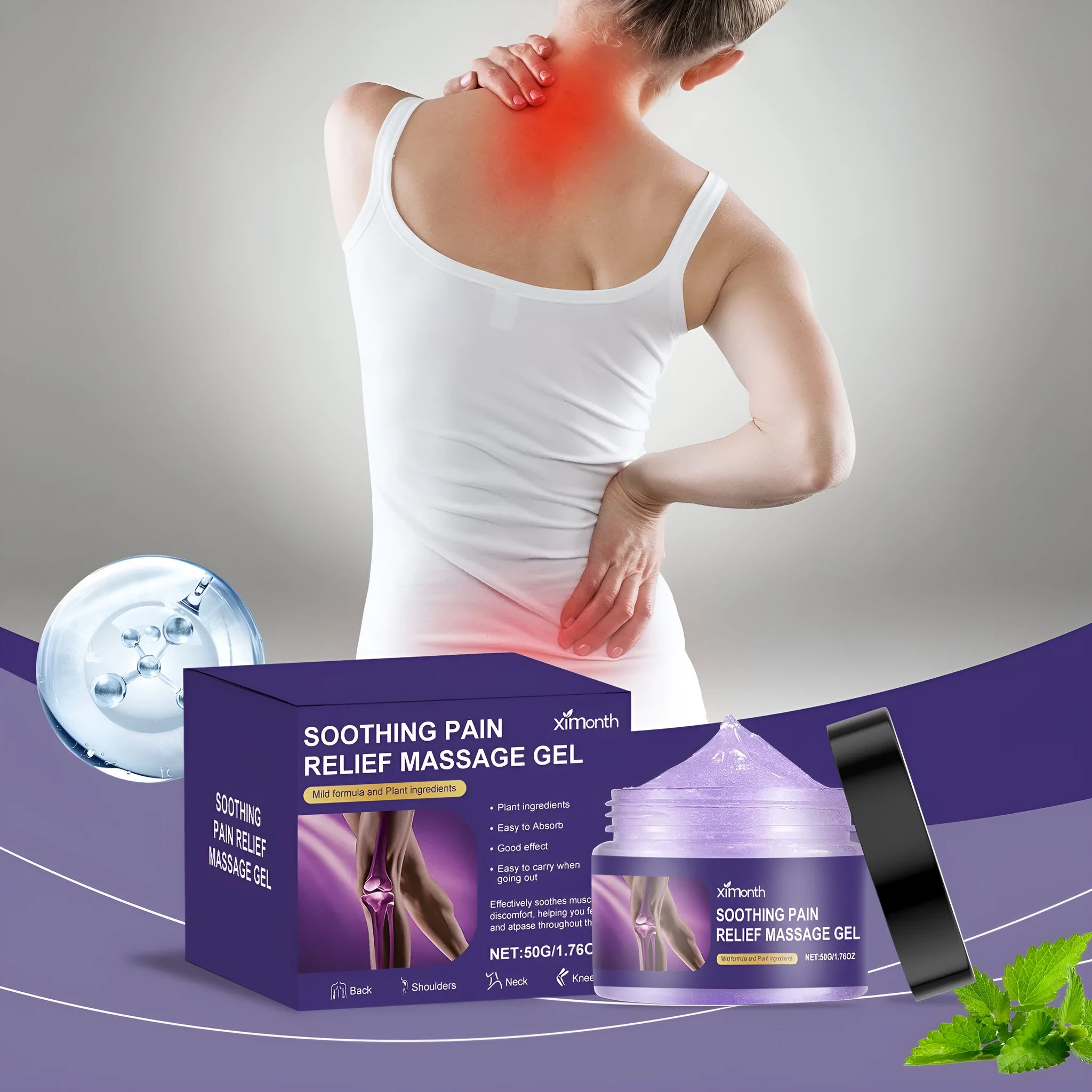 50g tube of Apply Body Joint Care Gel for muscle and joint discomfort relief