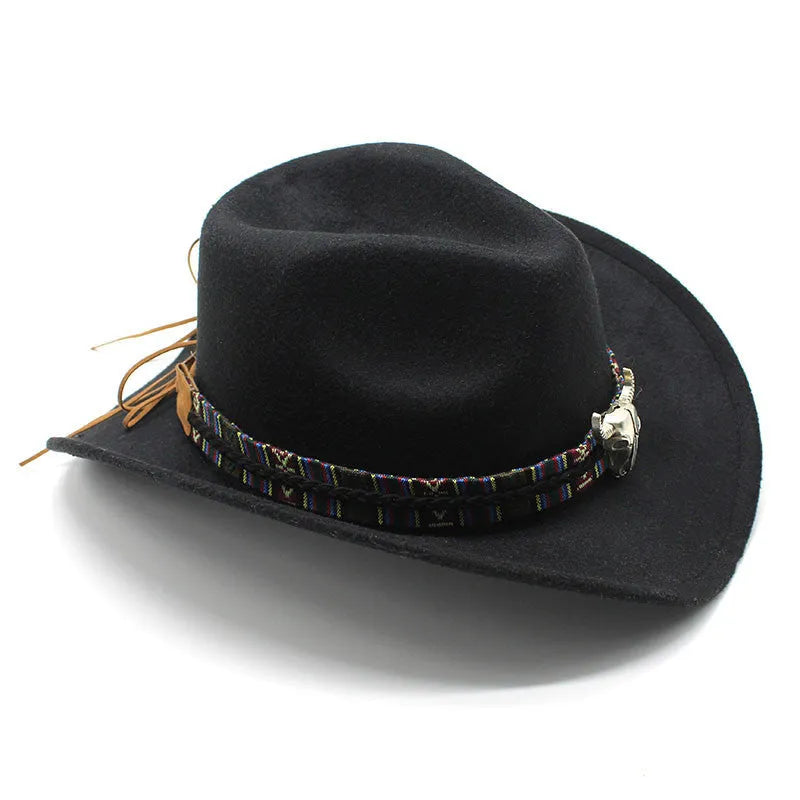 Western cowboy hat in bell crown style made from polyester fabric available in multiple colours