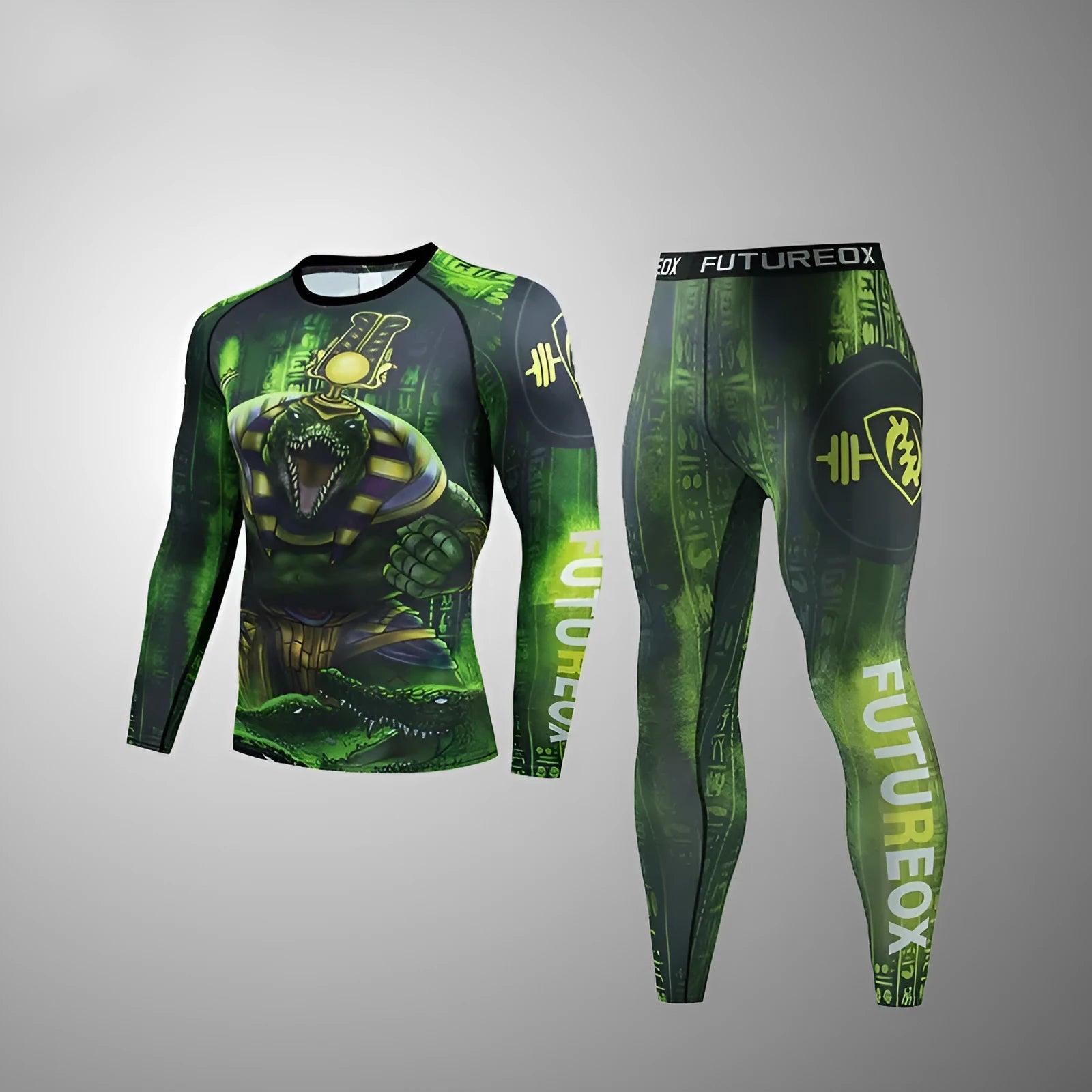 Men's slim-fit polyester sports tracksuit in ZF016 colour for running and outdoor fitness.