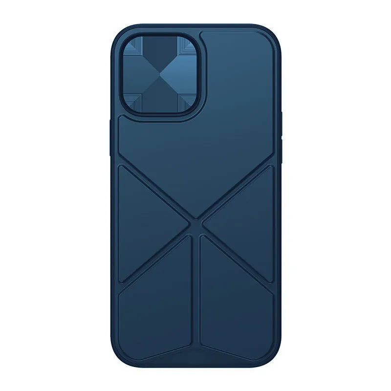 Black and blue TPU back cover cases for iPhone 13, iPhone 13 Pro, and iPhone 13 Pro Max.