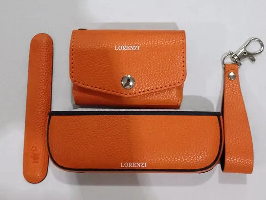 Light luxury storage protective bag in leopard or yellow colour with zipper closure