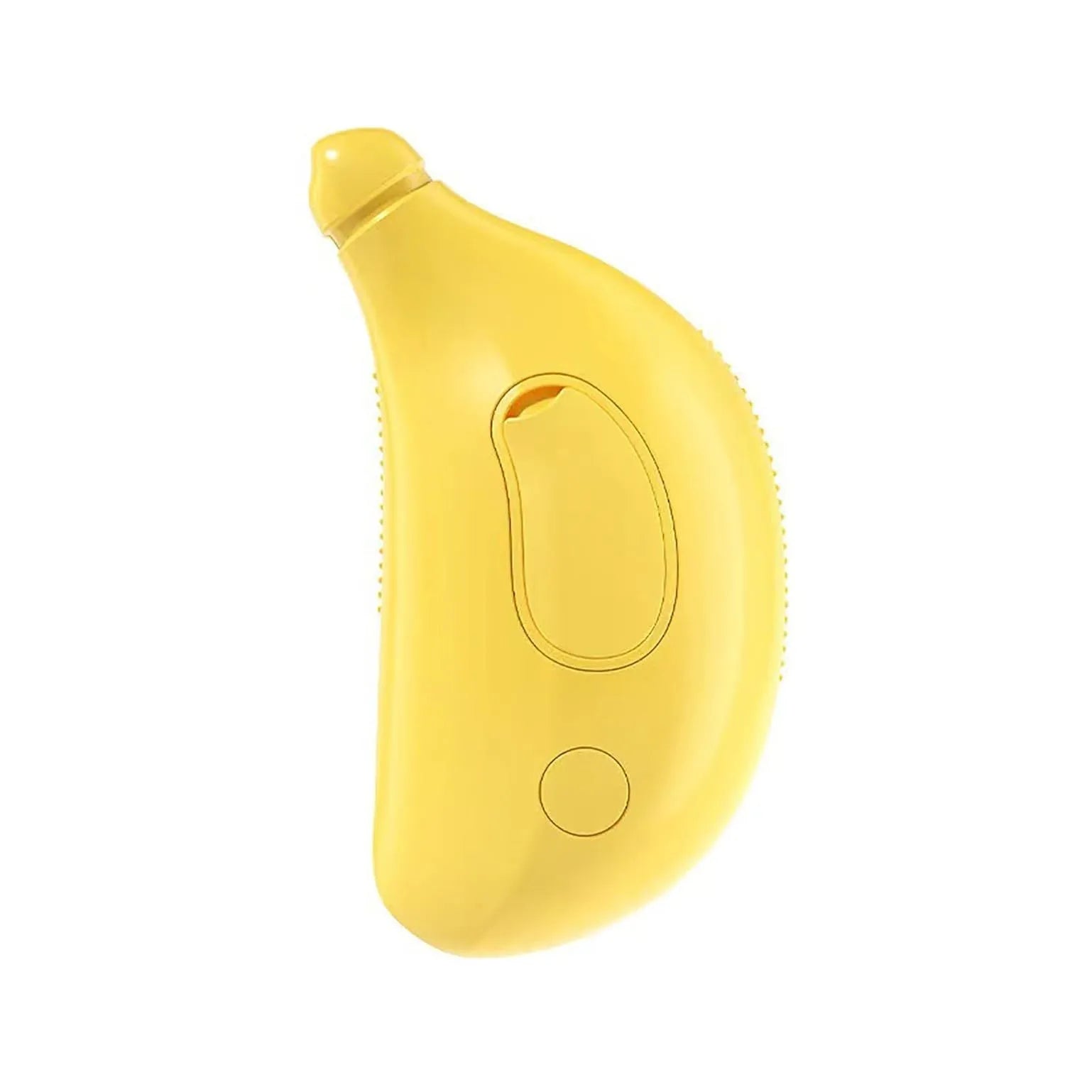 Rechargeable cat steam brush grooming tool with green and yellow colour options