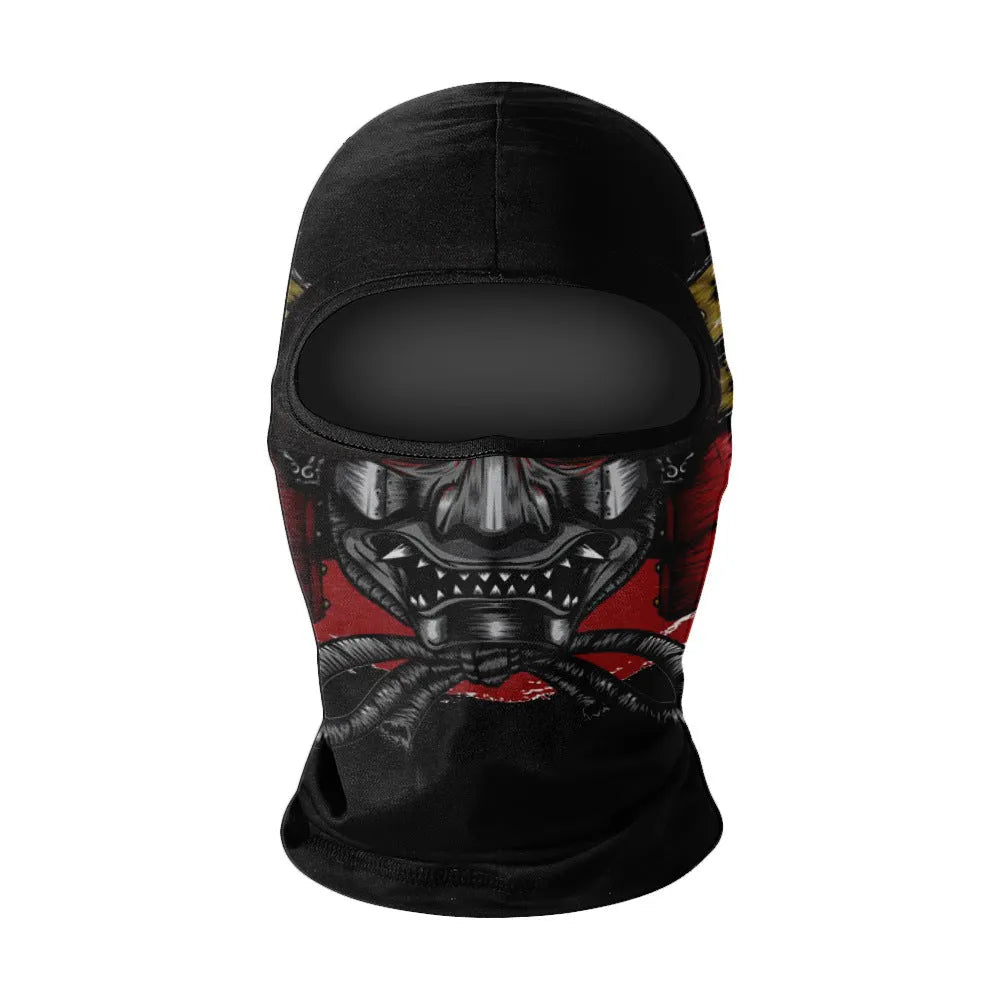 Men's summer breathable full face sun protection quick-drying ice silk polyester balaclava