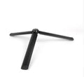 Black aluminium alloy mobile phone tripod stabiliser compatible with iPhone models