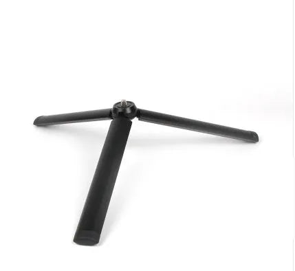 Black aluminium alloy mobile phone tripod stabiliser compatible with iPhone models