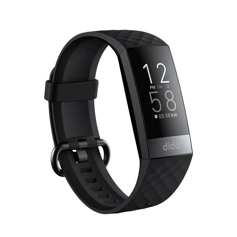 Y6 Black smart bracelet with a 1.1 inch screen for blood pressure, ECG and heart rate monitoring