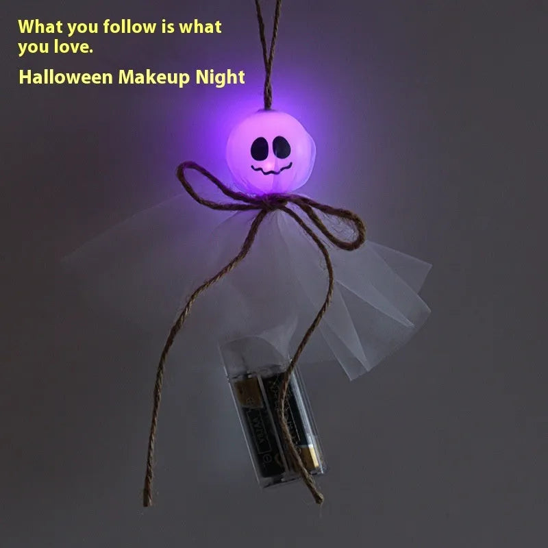 Halloween ghost festival LED lighting chain with 20 colourful beads for venue decoration