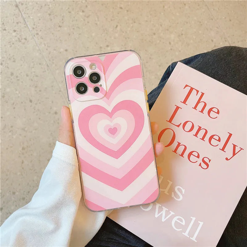 Full cover TPU mobile phone case with camouflage pattern in blue for iPhone