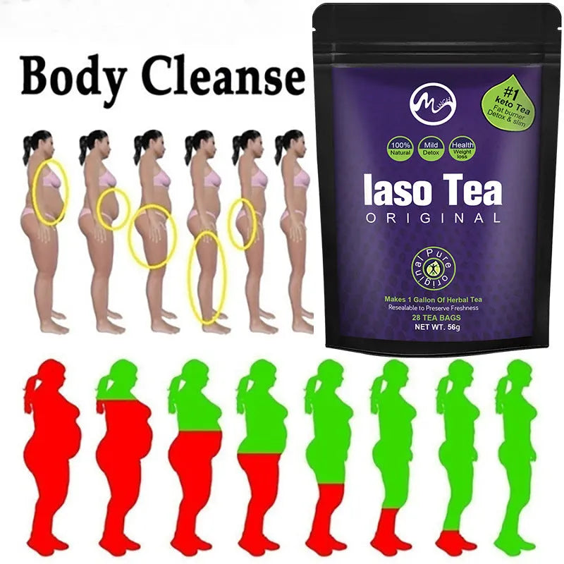 Single sachet of instant sugar-free slimming tea powder for cold soaking.