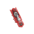 Miniature electronic worm cat teasing toy in ladybug and iron cow designs with vibrating motion
