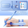 Blue Anti-hook Holder Pen Control Corrector wrist brace for pencil grip training