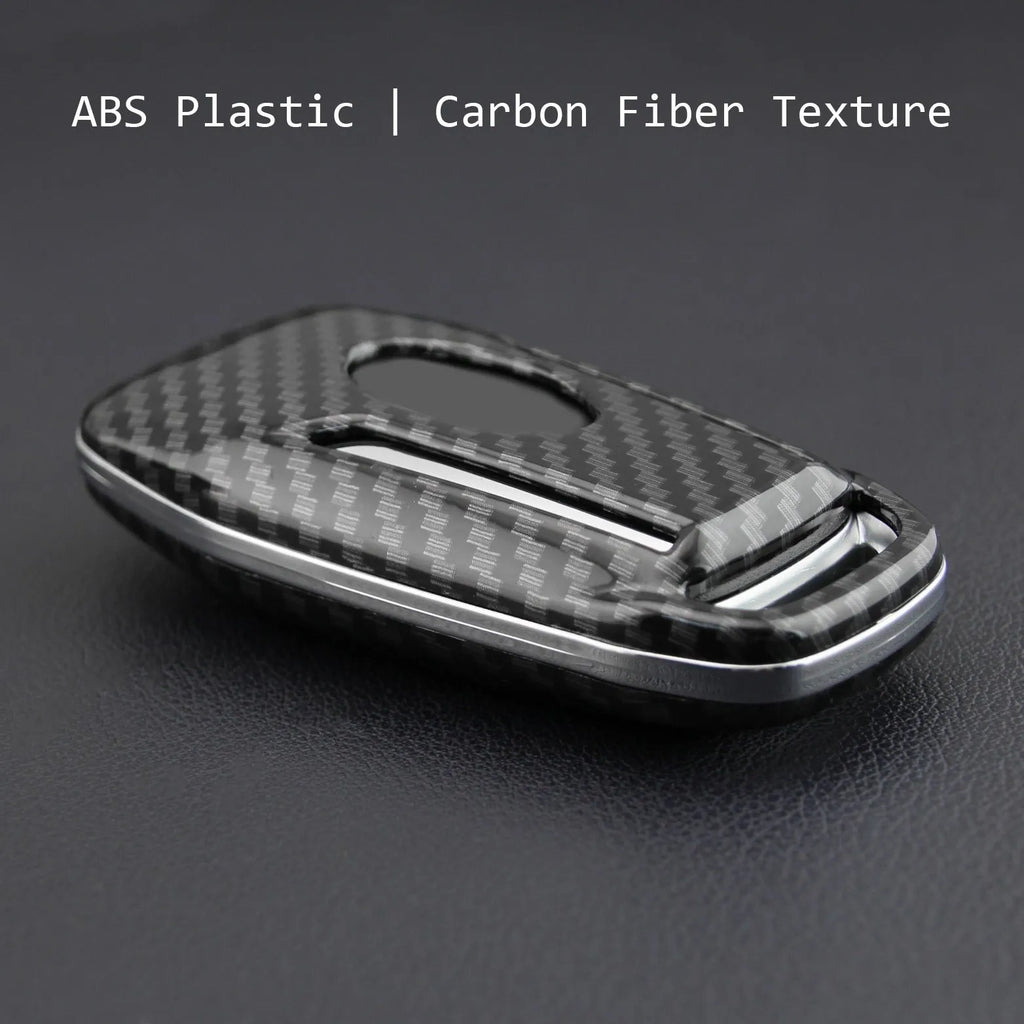 Transparent plastic car key remote protective shell showing single shell design