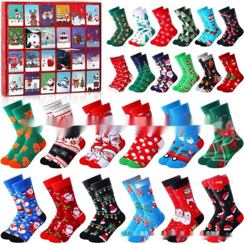 Mini resin Christmas socks blind box decoration for holiday displays