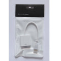 Black HDMI to VGA adapter cable with 0.3m integrated cord for set-top boxes