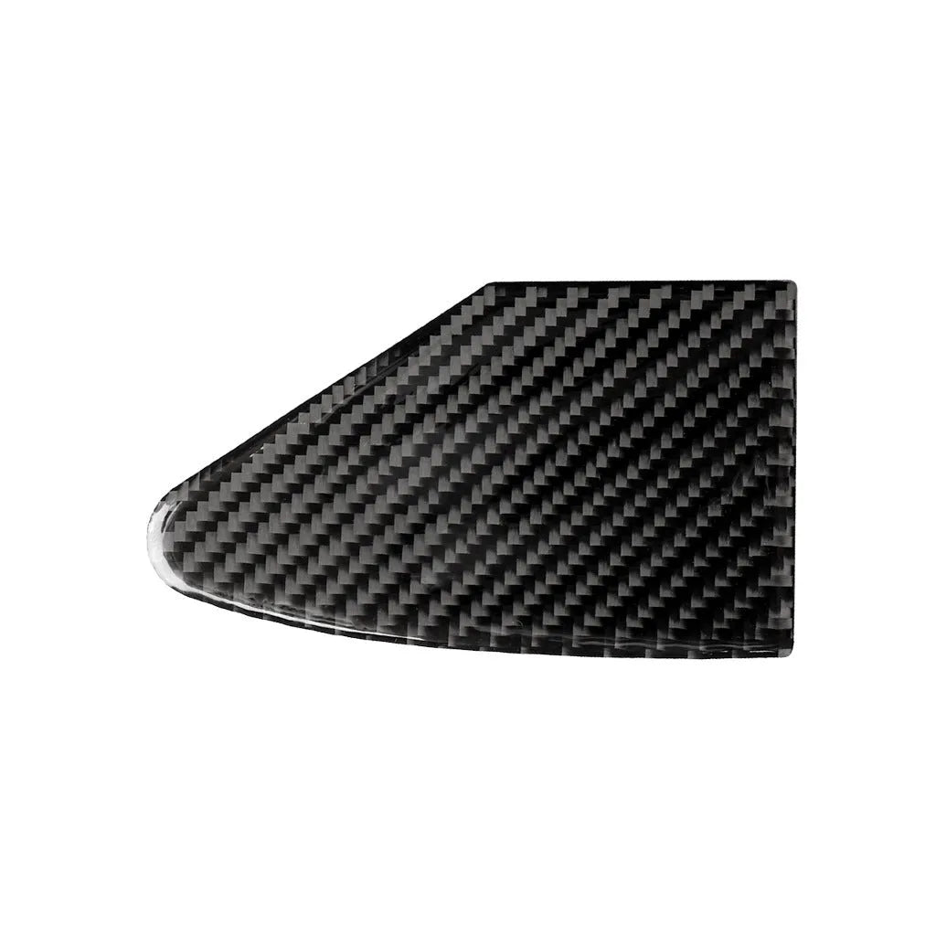 Carbon fibre USB charging port panel sticker for car interiors